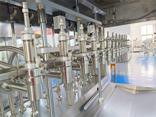 仔細看,食用油灌裝機在小包裝食用油中的灌裝流程